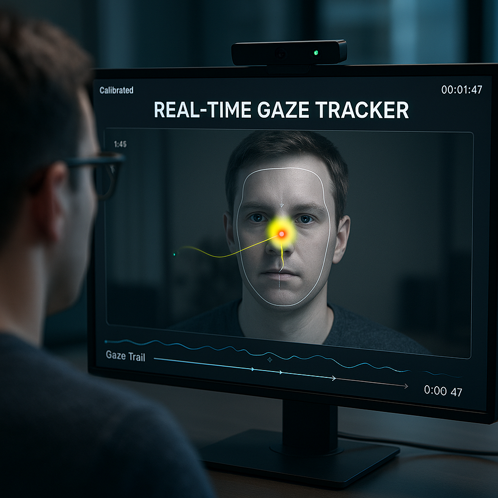 Real-Time Gaze Tracker + Word Explanation Tool